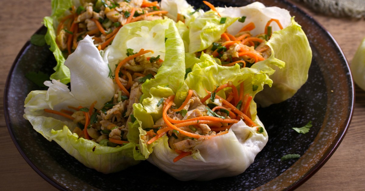 Iron Chef Products | Recipe - Sesame Garlic Lettuce Wrap